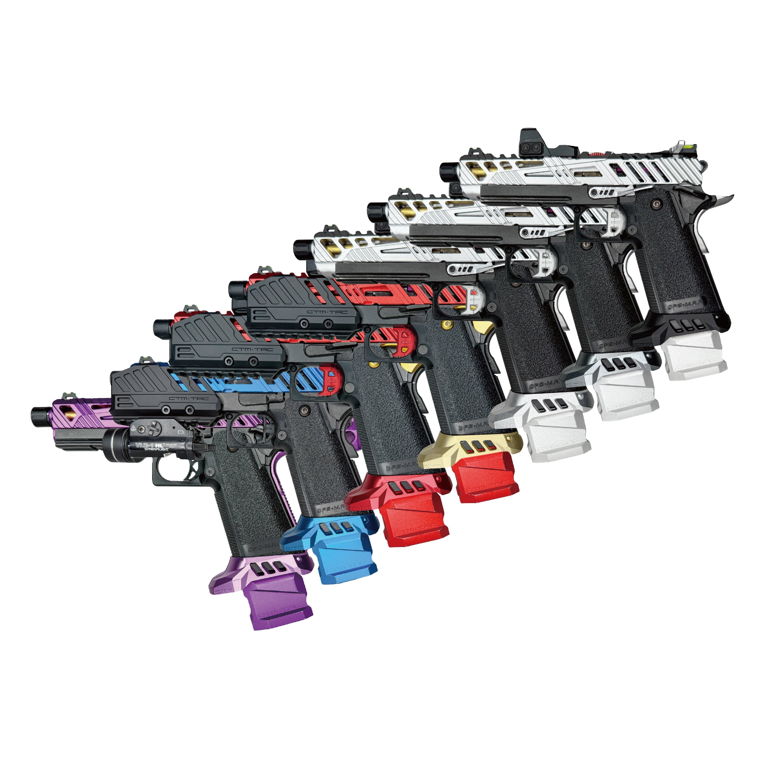 CTM - CNC Large Flared Magwell for Hi-Capa (Blue)