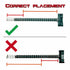 CTM AAP-01/C 160% Non-linear performance spring - correct placement