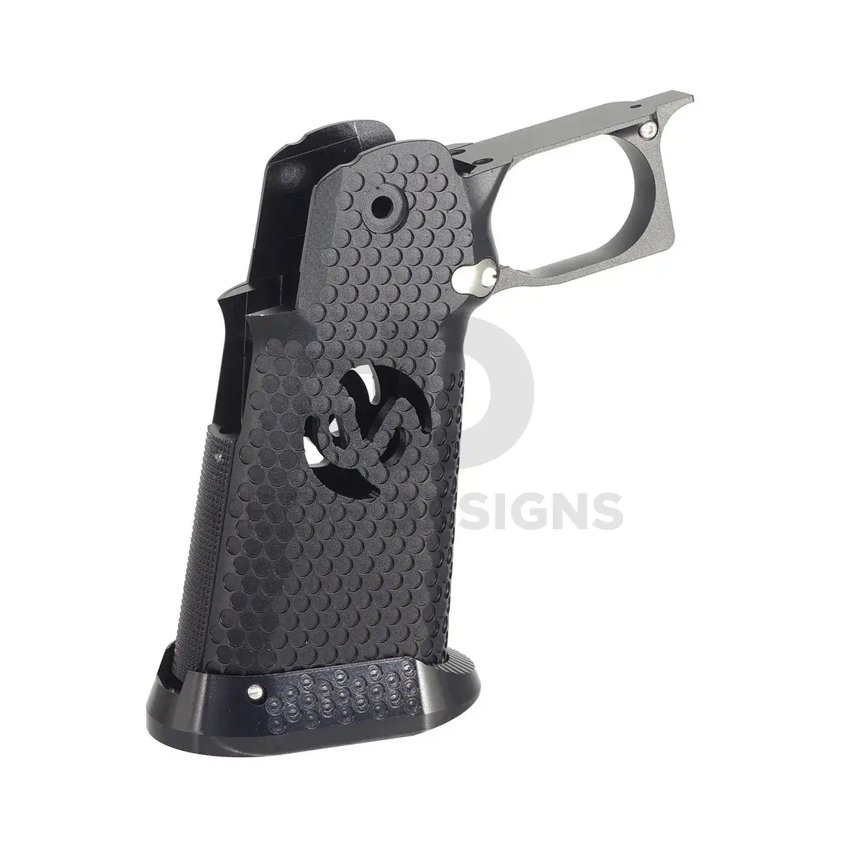 5KU CNC Aluminum Grip Type.3 for Marui Hi-Capa GBB - Black Ebog Designs - Airsoft 