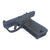 Action Army AAP-01 complete lower assembly in black, a genuine replacement lower for the AAP-01 gas blowback airsoft pistol