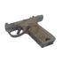 Action Army AAP-01 complete lower assembly in tan, a genuine replacement lower for the AAP-01 gas blowback airsoft pistol