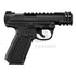 Action Army AAP-01C Shinobi compact gas blowback airsoft pistol in black, shown from another angle
