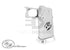 Airsoft Masterpiece Aluminum Grip for Hi-CAPA Type 8 - Infinity Hollow (Silver) Airsoft Masterpiece - Airsoft 
