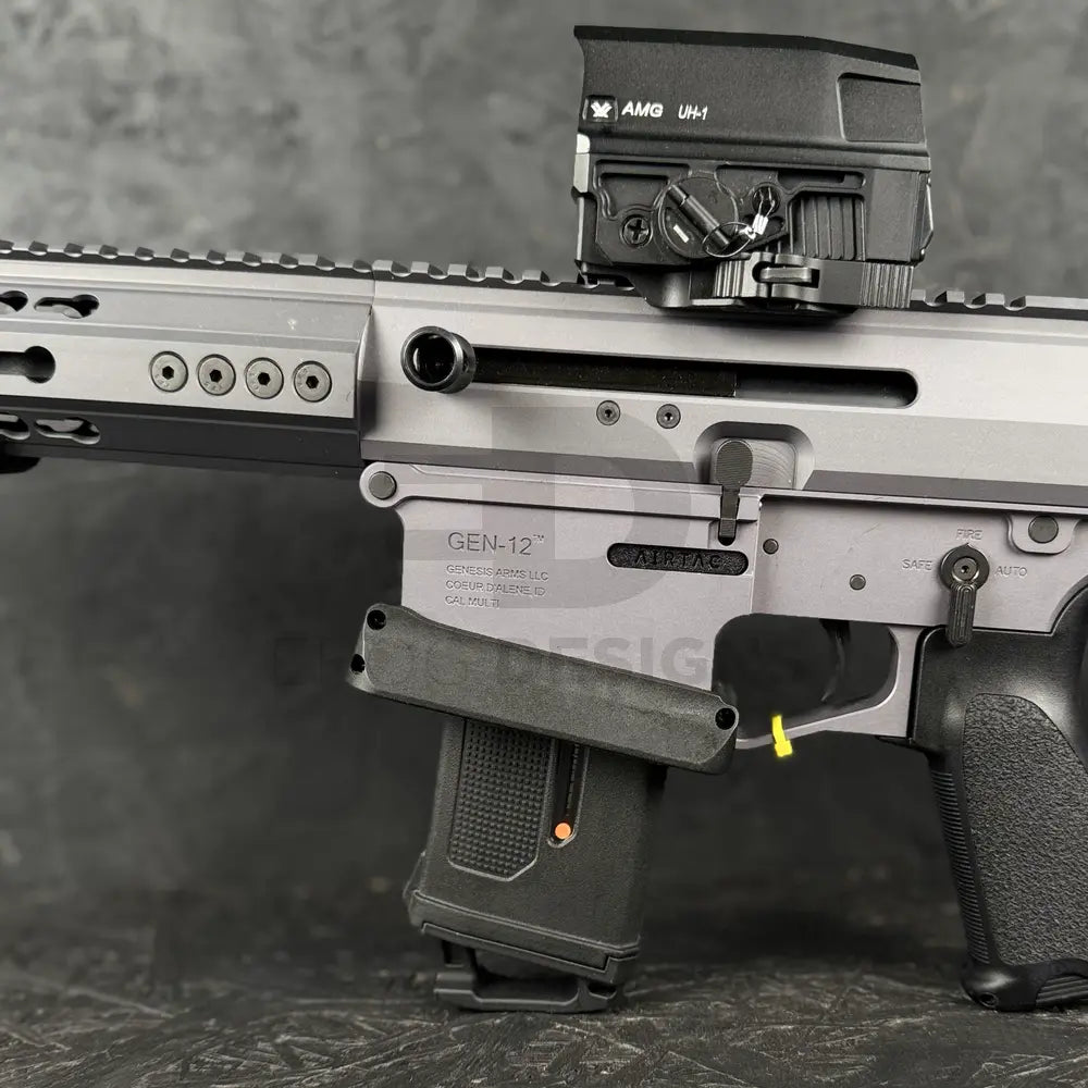 AirTac Wolverine Gen-12 M4 adapter fitted in a Wolverine Gen-12 airsoft shotgun magazine well