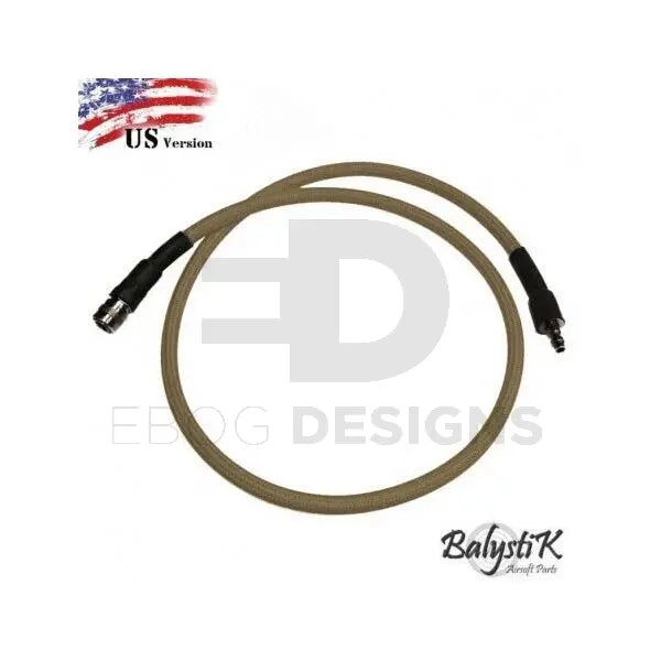 Balystik 8mm Deluxe Braided Line 100cm / 40inch - Dark Earth / Tan Ebog Designs - Airsoft 