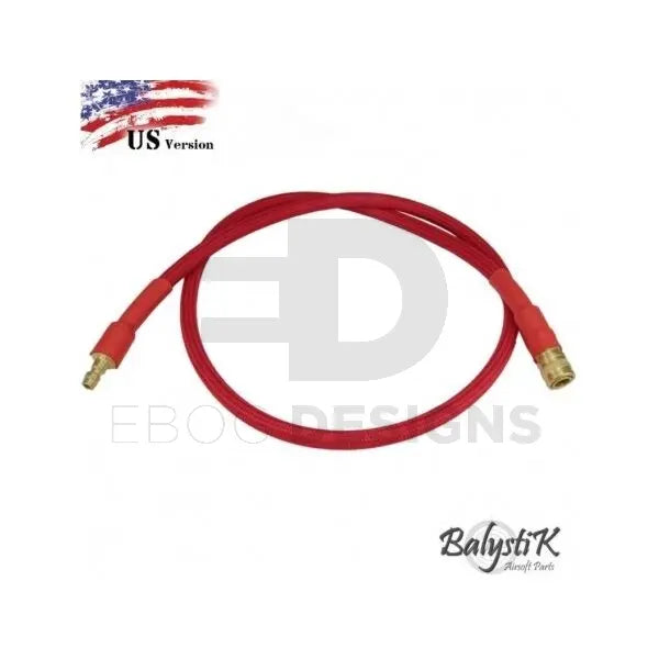 Balystik 8mm Deluxe Braided Line 100cm / 40inch - Red Ebog Designs - Airsoft 