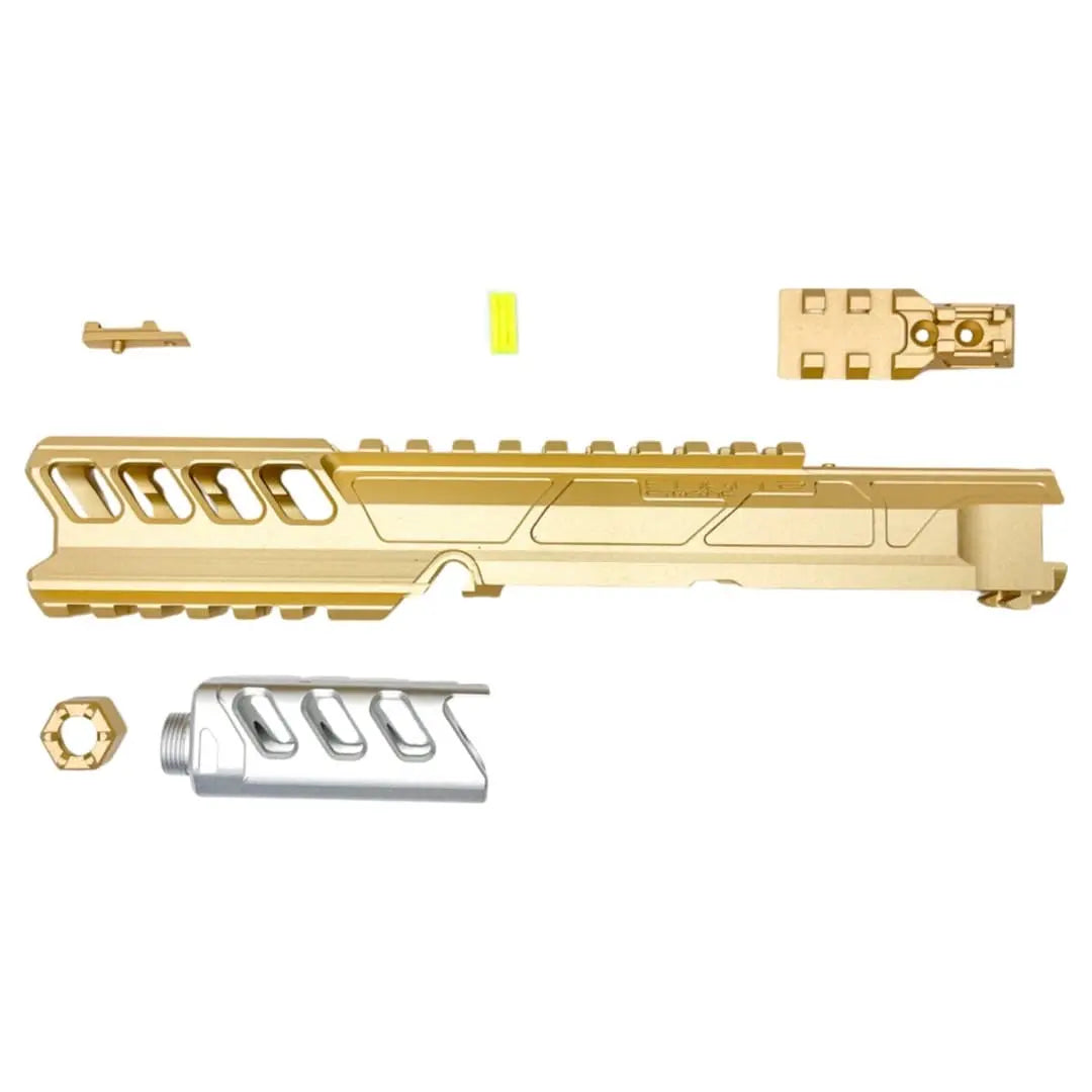 CTM - AAP-01/C FUKU-2 CNC UPPER SET - Long General - Champagne gold/Silver CTM - Airsoft 
