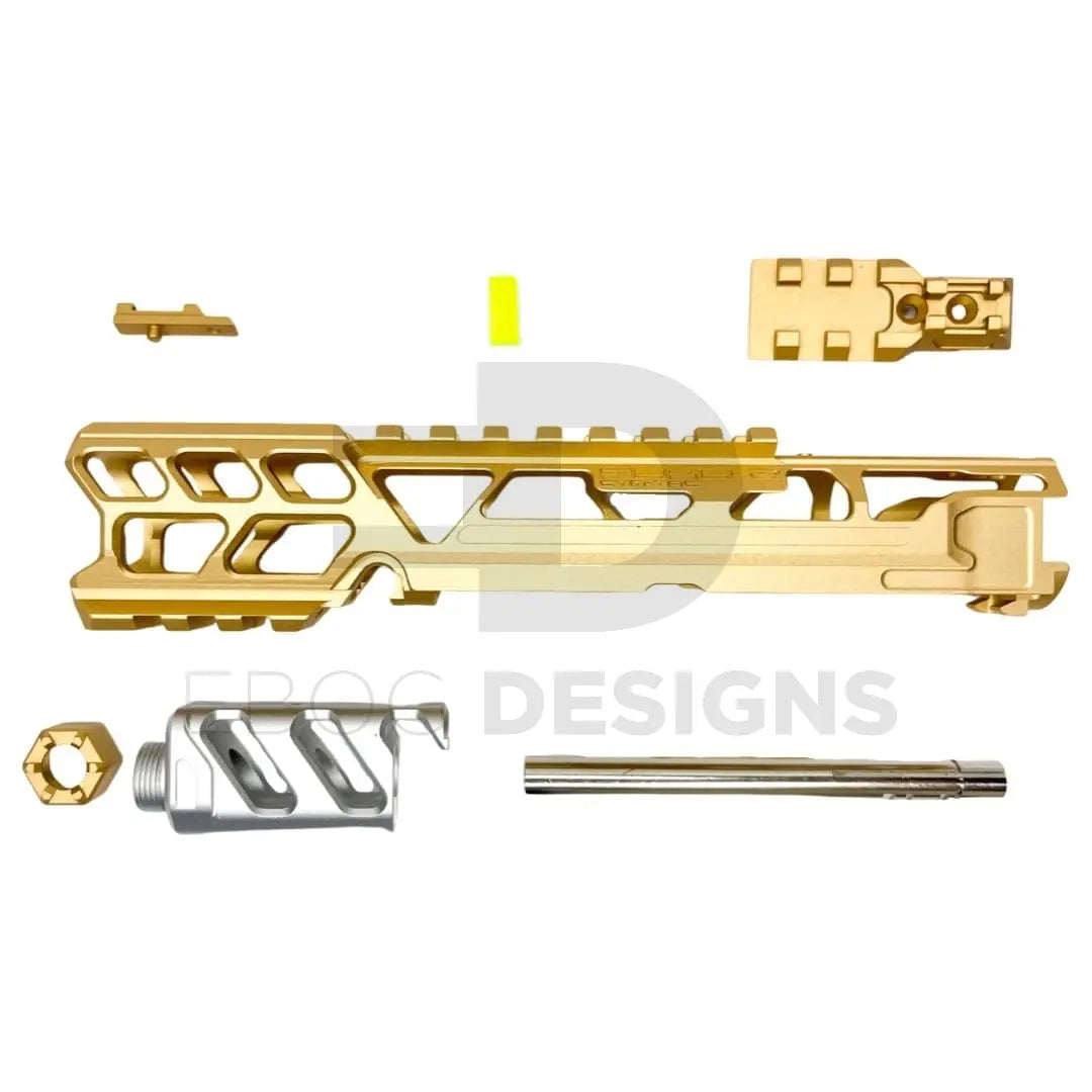 CTM - AAP-01/C FUKU-2 CNC UPPER SET - Short CUTOUT - Champagne gold/Silver CTM - Airsoft 