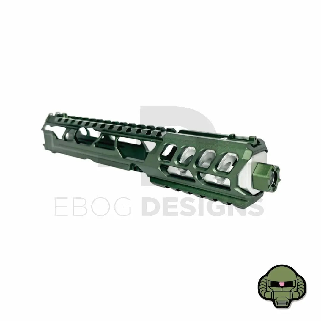 CTM - AAP-01/C FUKU-2 CNC UPPER SET V2 - Long CUTOUT - Army Green / Black CTM - Airsoft 