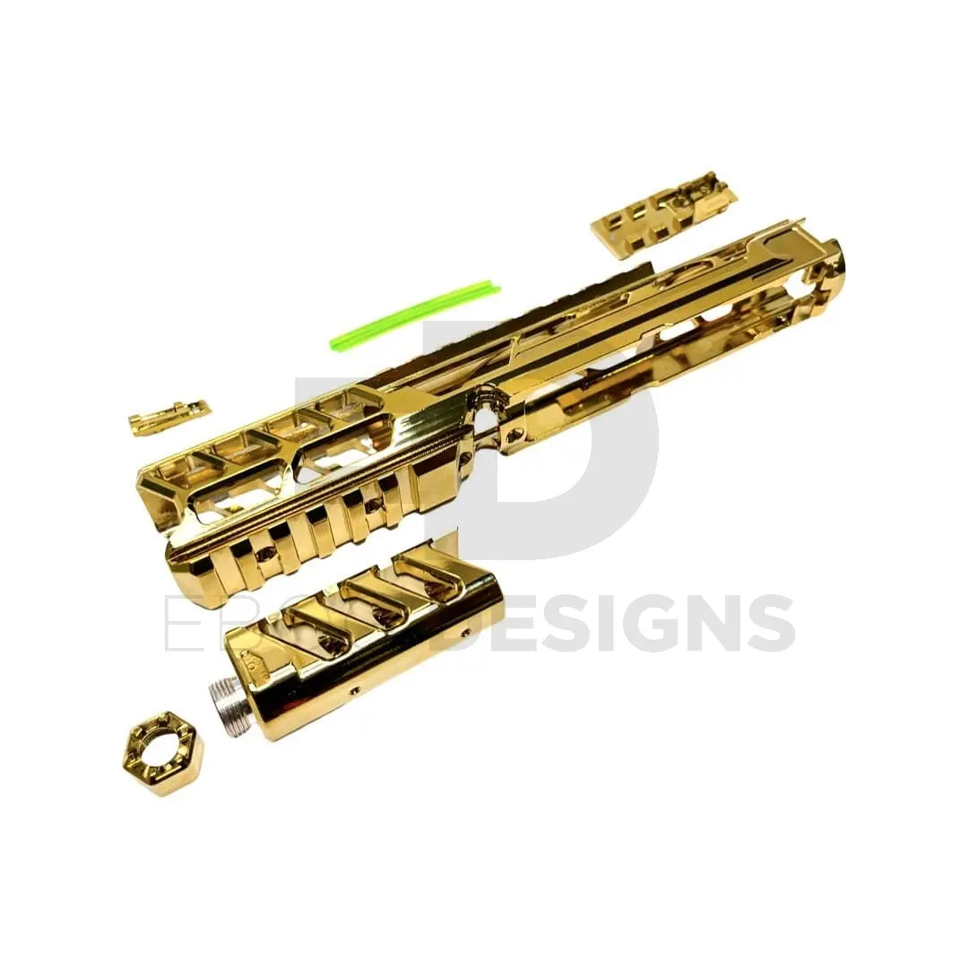 CTM - AAP-01/C FUKU-2 CNC UPPER SET V2 - Long CUTOUT - Electroplated Gold CTM - Airsoft 