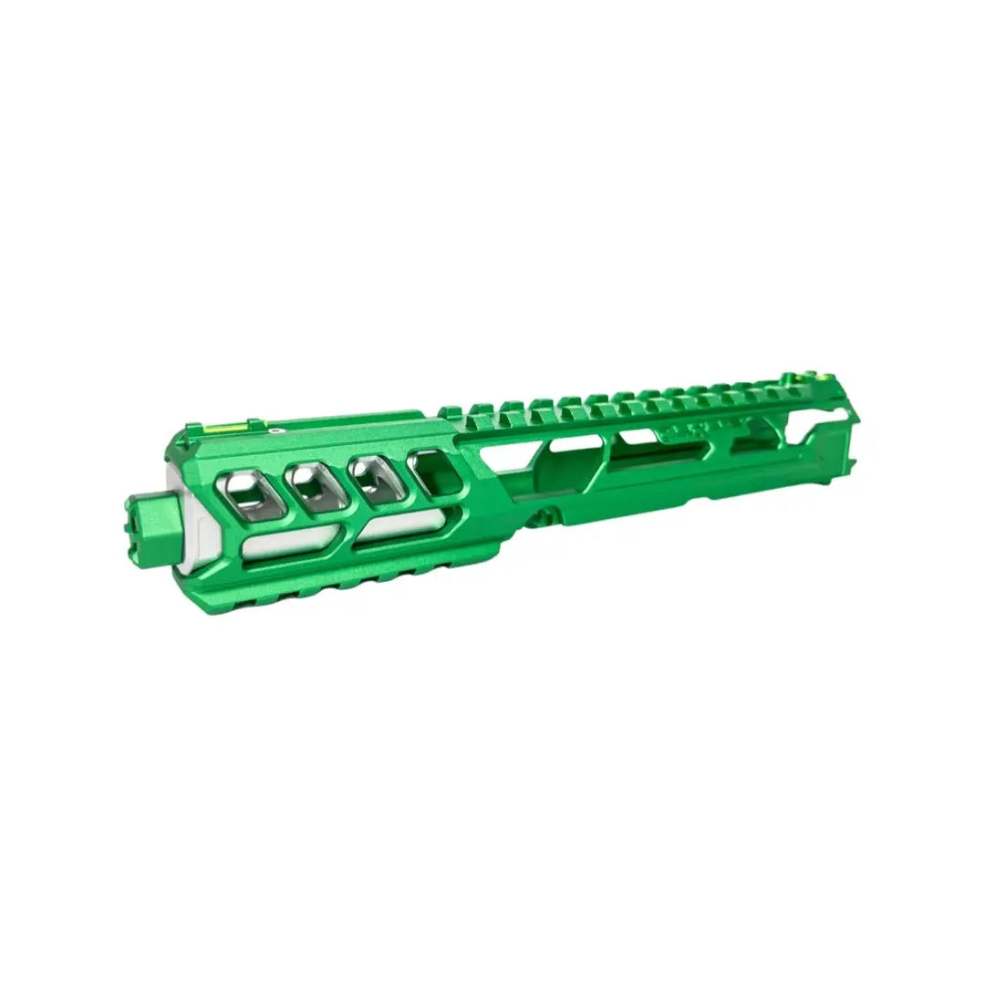 CTM - AAP-01/C FUKU-2 CNC UPPER SET V2 - Long CUTOUT - Green/Silver CTM - Airsoft 