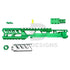 CTM - AAP-01/C FUKU-2 CNC UPPER SET V2 - Long CUTOUT - Green/Silver CTM - Airsoft 