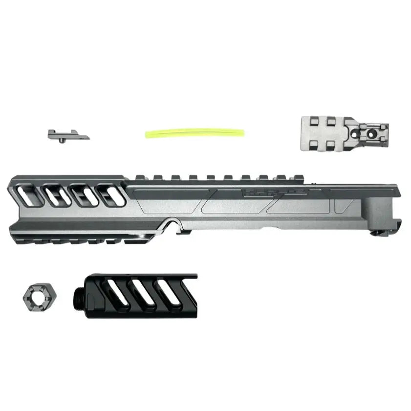 CTM - AAP-01/C FUKU-2 CNC UPPER SET V2 - Long CUTOUT - Grey/Black CTM - Airsoft 