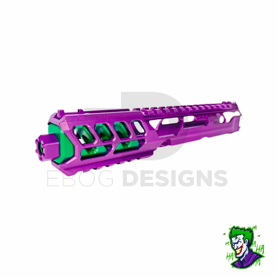 CTM - AAP-01/C FUKU-2 CNC UPPER SET V2 - Long CUTOUT - Purple / Green CTM - Airsoft 