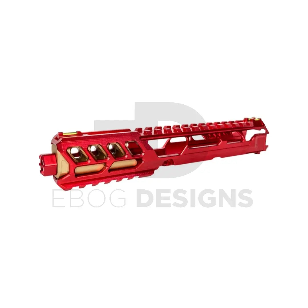 CTM - AAP-01/C FUKU-2 CNC UPPER SET V2 - Long CUTOUT - Red/Champagne Gold CTM - Airsoft 