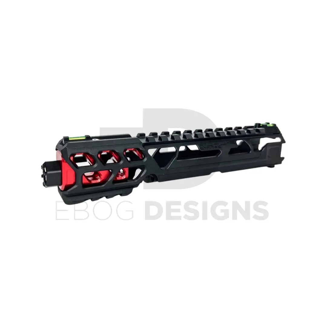CTM - AAP-01/C FUKU-2 CNC UPPER SET V2 - Short CUTOUT - Black/Red CTM - Airsoft 