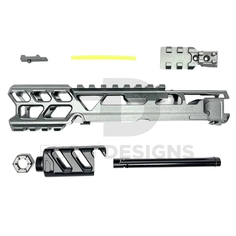 CTM - AAP-01/C FUKU-2 CNC UPPER SET V2 - Short CUTOUT - Grey/Black CTM - Airsoft 