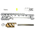 CTM - AAP-01/C FUKU-2 CNC UPPER SET - Short CUTOUT - Silver/Champagne Gold CTM - Airsoft 
