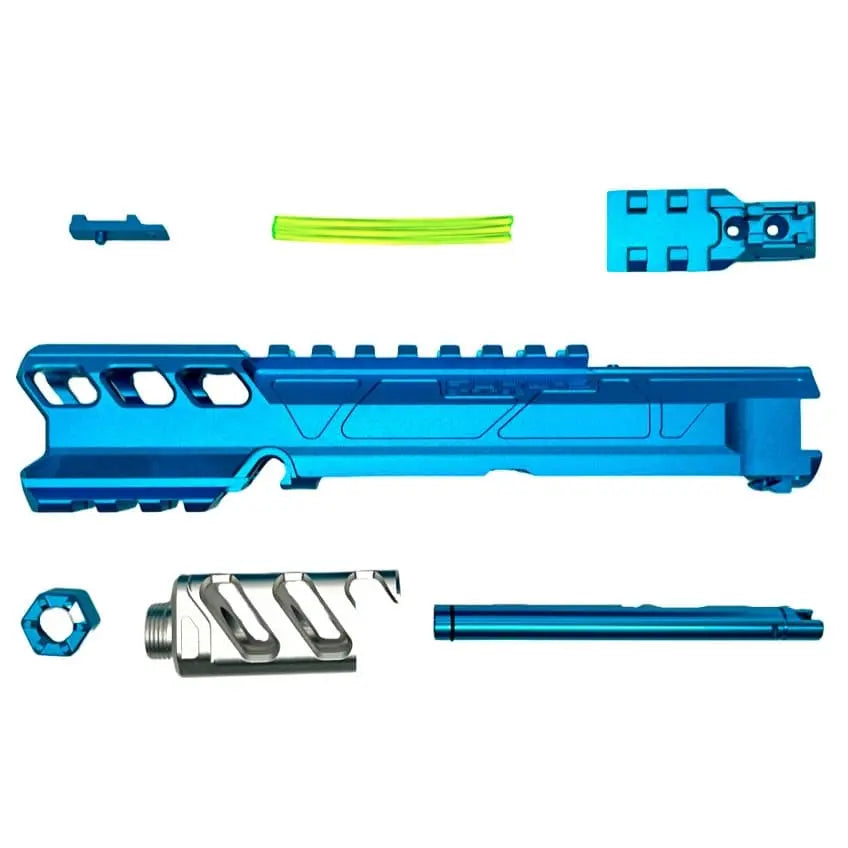 CTM - AAP-01/C FUKU-2 CNC UPPER SET V2 - Short General - Blue/Silver CTM - Airsoft 