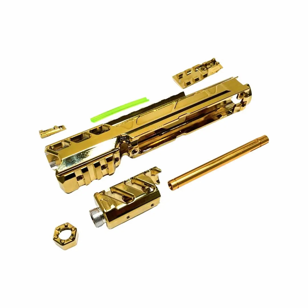 CTM - AAP-01/C FUKU-2 CNC UPPER SET V2 - Short General - Electroplated Gold CTM - Airsoft 