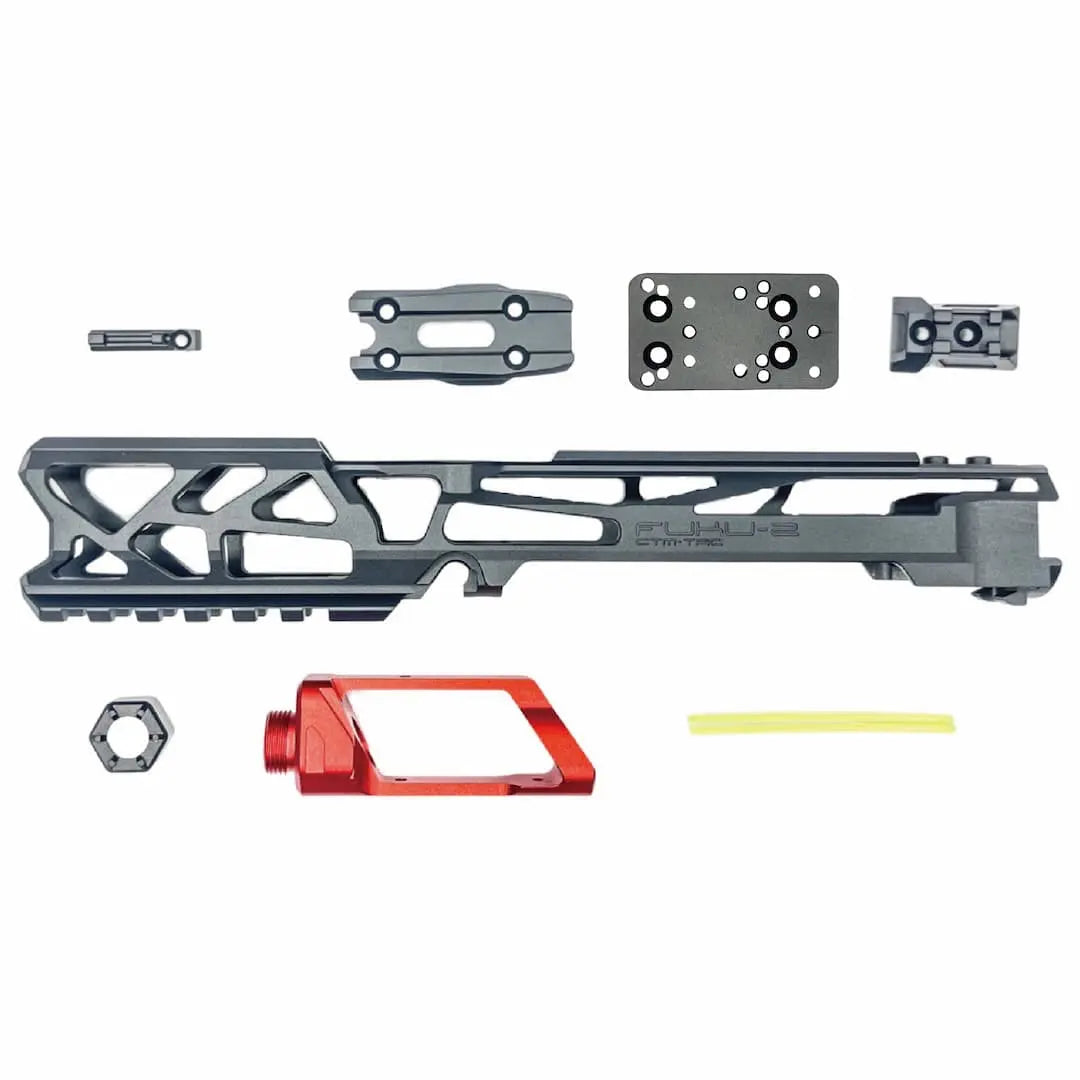 CTM - AAP-01/C FUKU-2 CNC UPPER - SKELETON - Black/Red CTM - Airsoft 