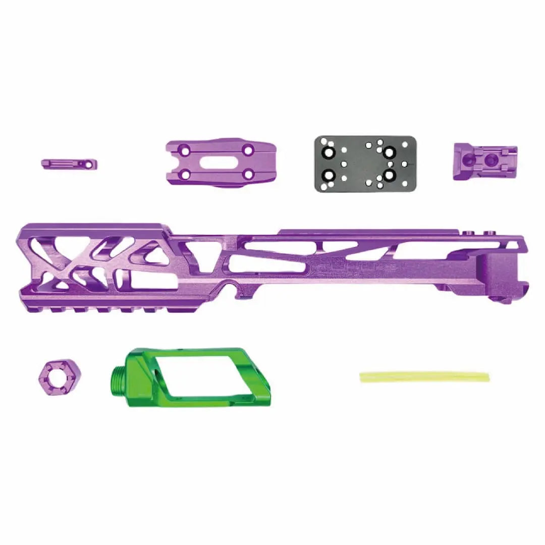 CTM - AAP-01/C FUKU-2 CNC UPPER - SKELETON - Purple / Green CTM - Airsoft 