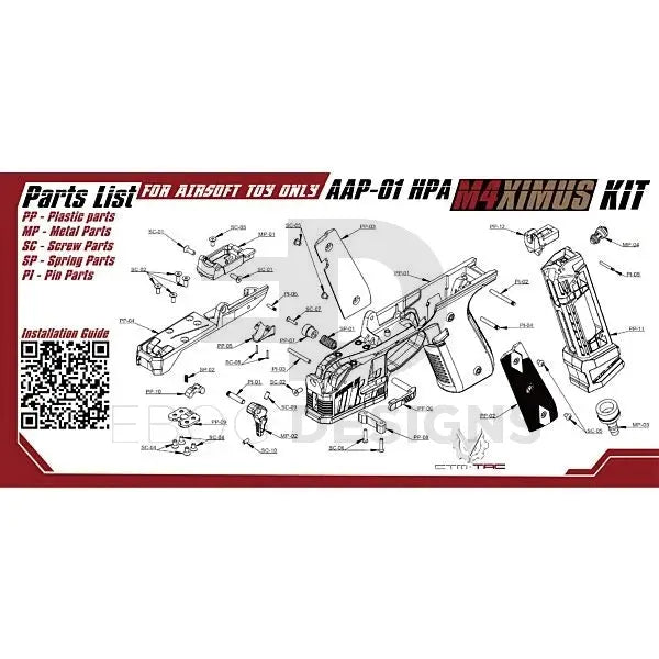 CTM - AAP-01 M4XIMUS HPA Kit - Tan CTM - Airsoft 