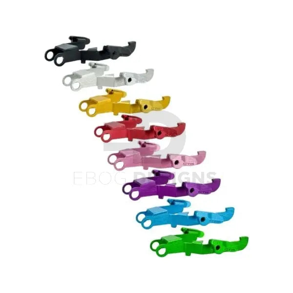 CTM CNC 7075 Extended Bolt Release Set for AAP-01/C - Blue CTM - Airsoft 