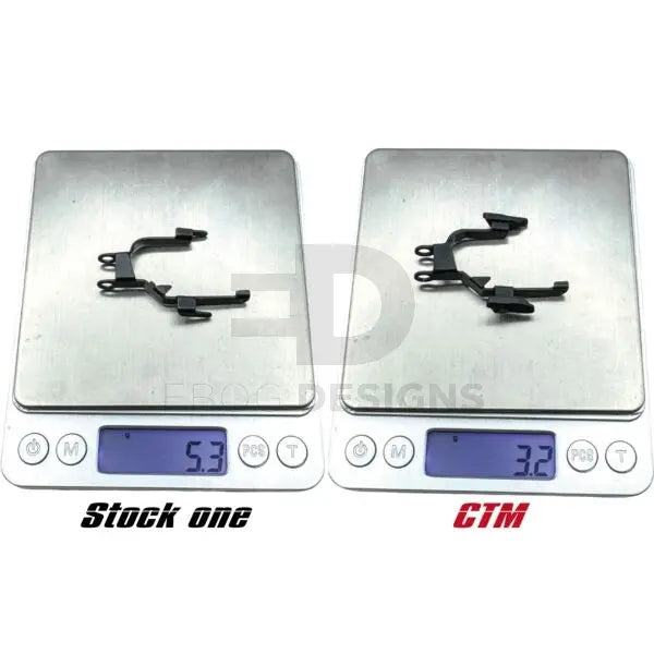 CTM CNC 7075 Extended Bolt Release Set for AAP-01/C - Blue CTM - Airsoft 