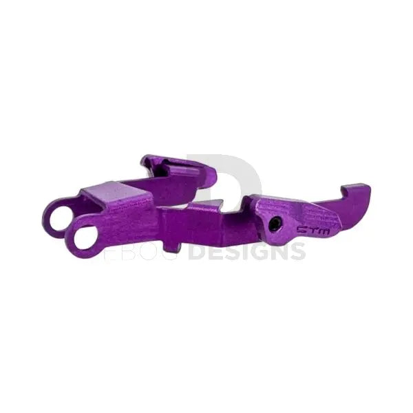 CTM CNC 7075 extended bolt release set for AAP-01/C, purple