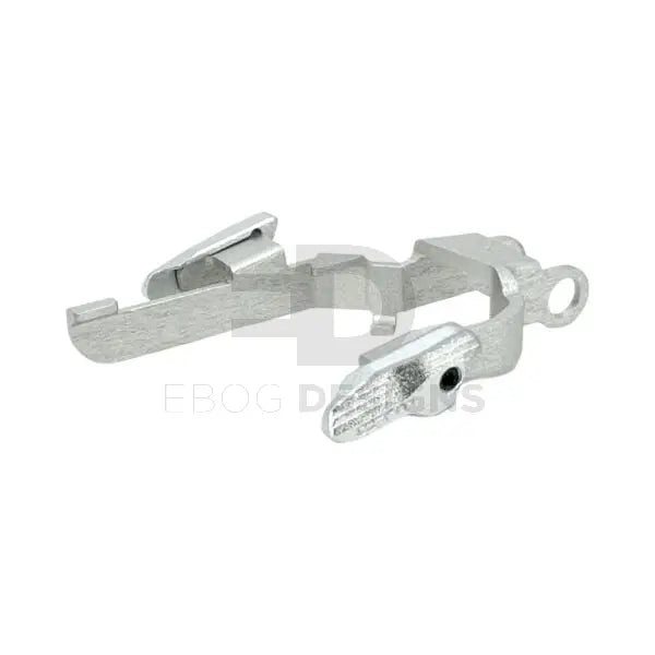 CTM CNC 7075 Extended Bolt Release Set for AAP-01/C - Silver CTM - Airsoft 
