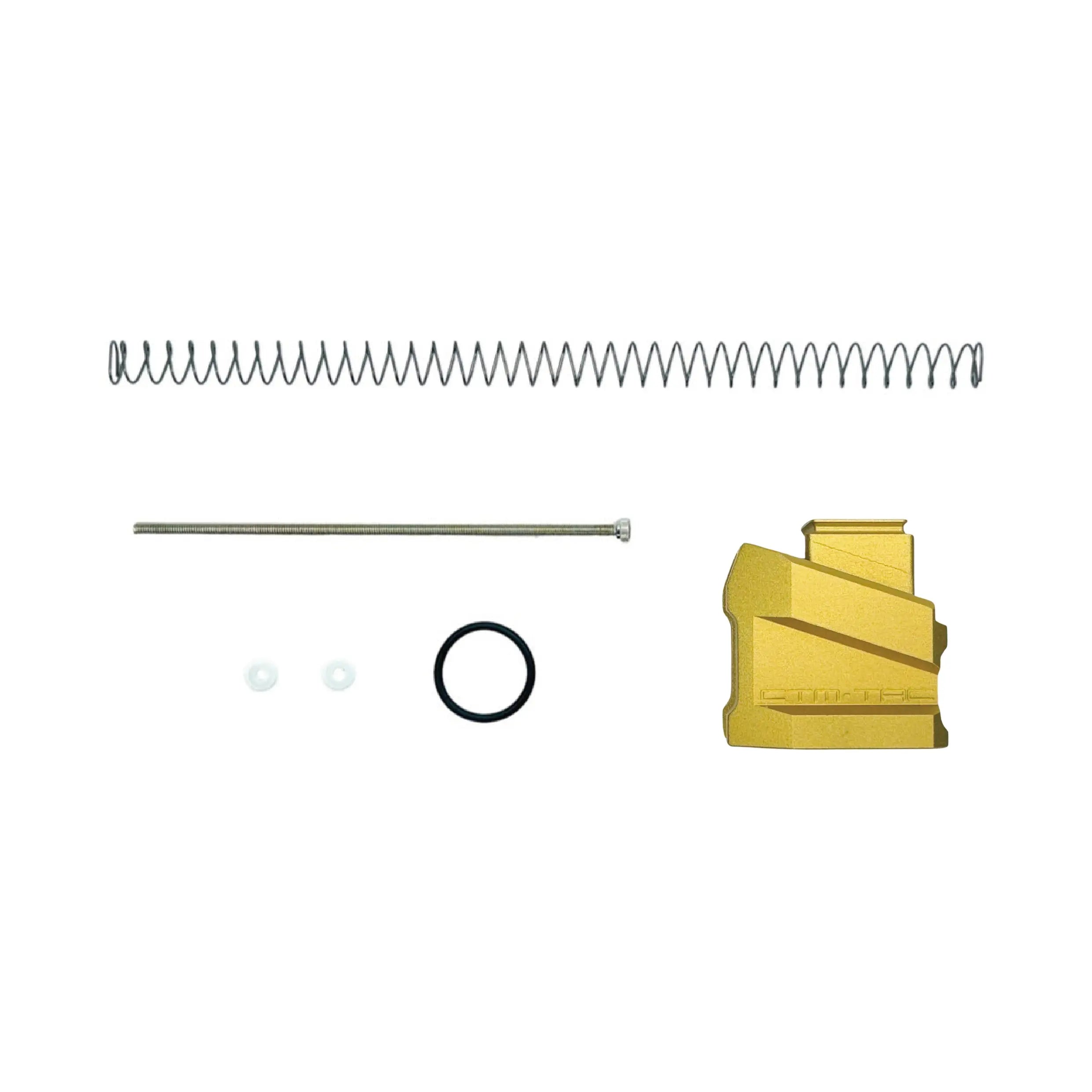 CTM - CNC Magazine Extension Plate ( for WE glock、AAP-01/C ) - Gold CTM - Airsoft 