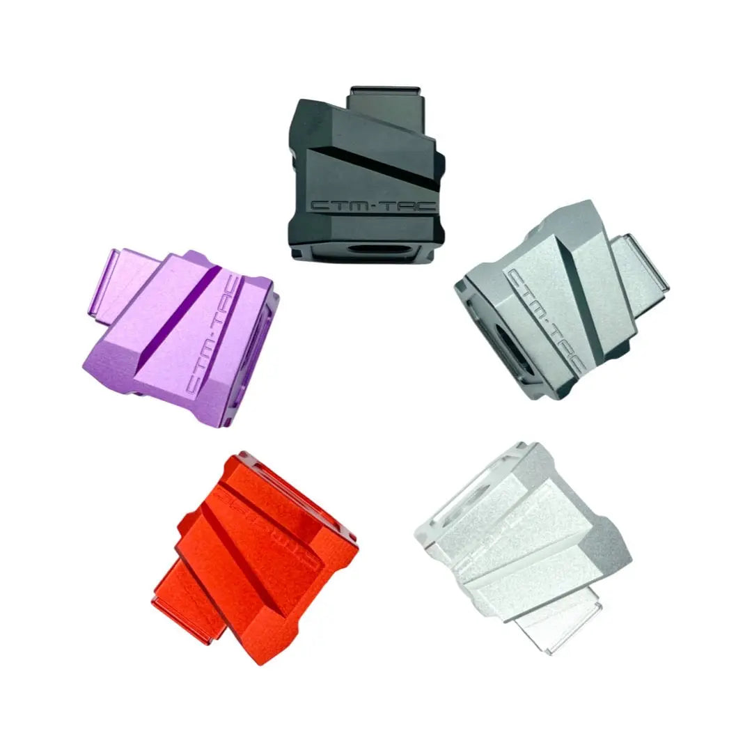CTM - CNC Magazine Extension Plate ( for WE glock、AAP-01/C ) - Grey CTM - Airsoft 