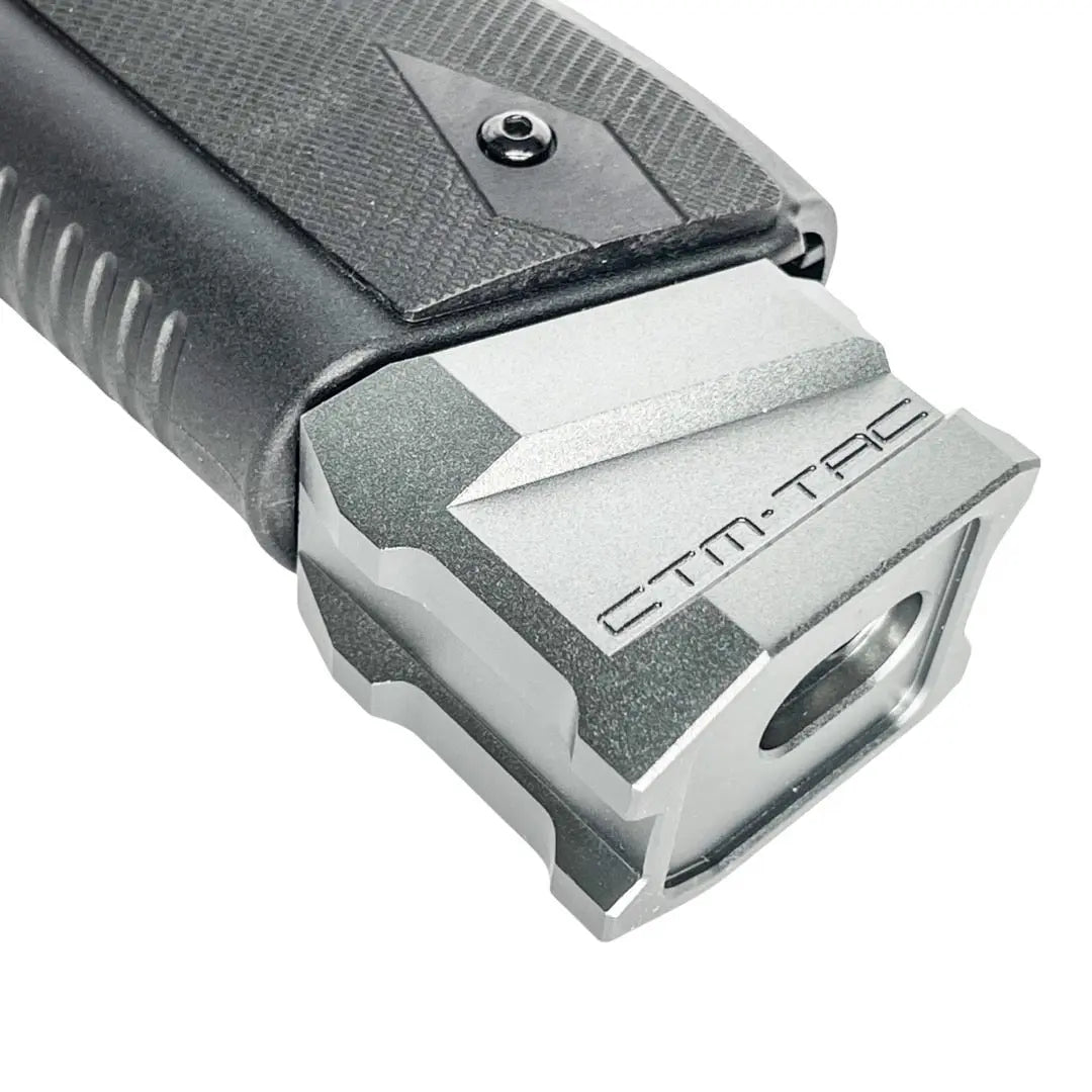 CTM - CNC Magazine Extension Plate ( for WE glock、AAP-01/C ) - Grey CTM - Airsoft 