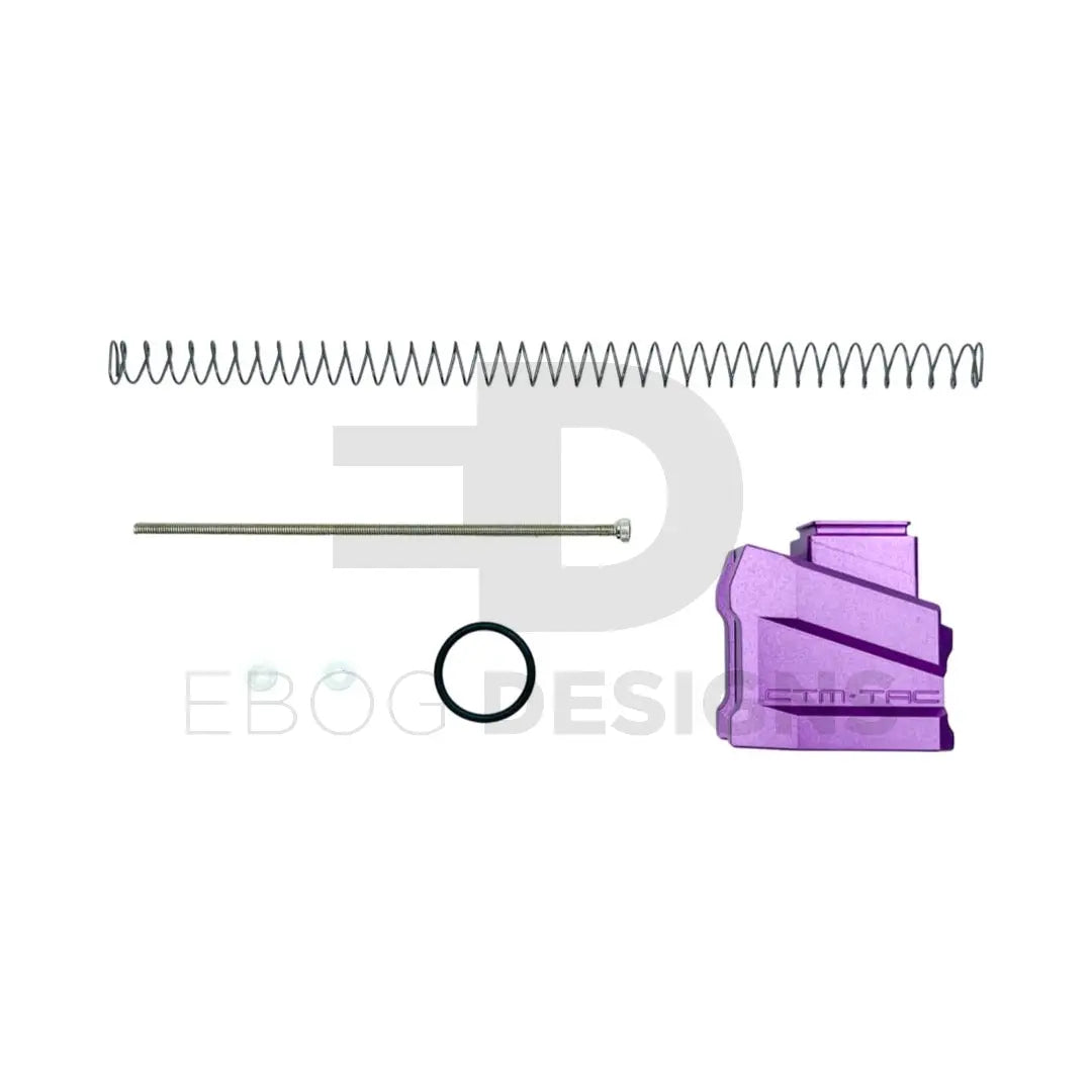 CTM - CNC Magazine Extension Plate ( for WE glock、AAP-01/C ) - Purple CTM - Airsoft 