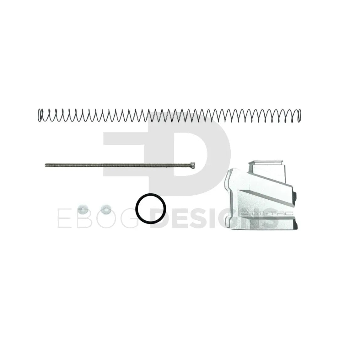 CTM - CNC Magazine Extension Plate ( for WE glock、AAP-01/C ) - Silver CTM - Airsoft 