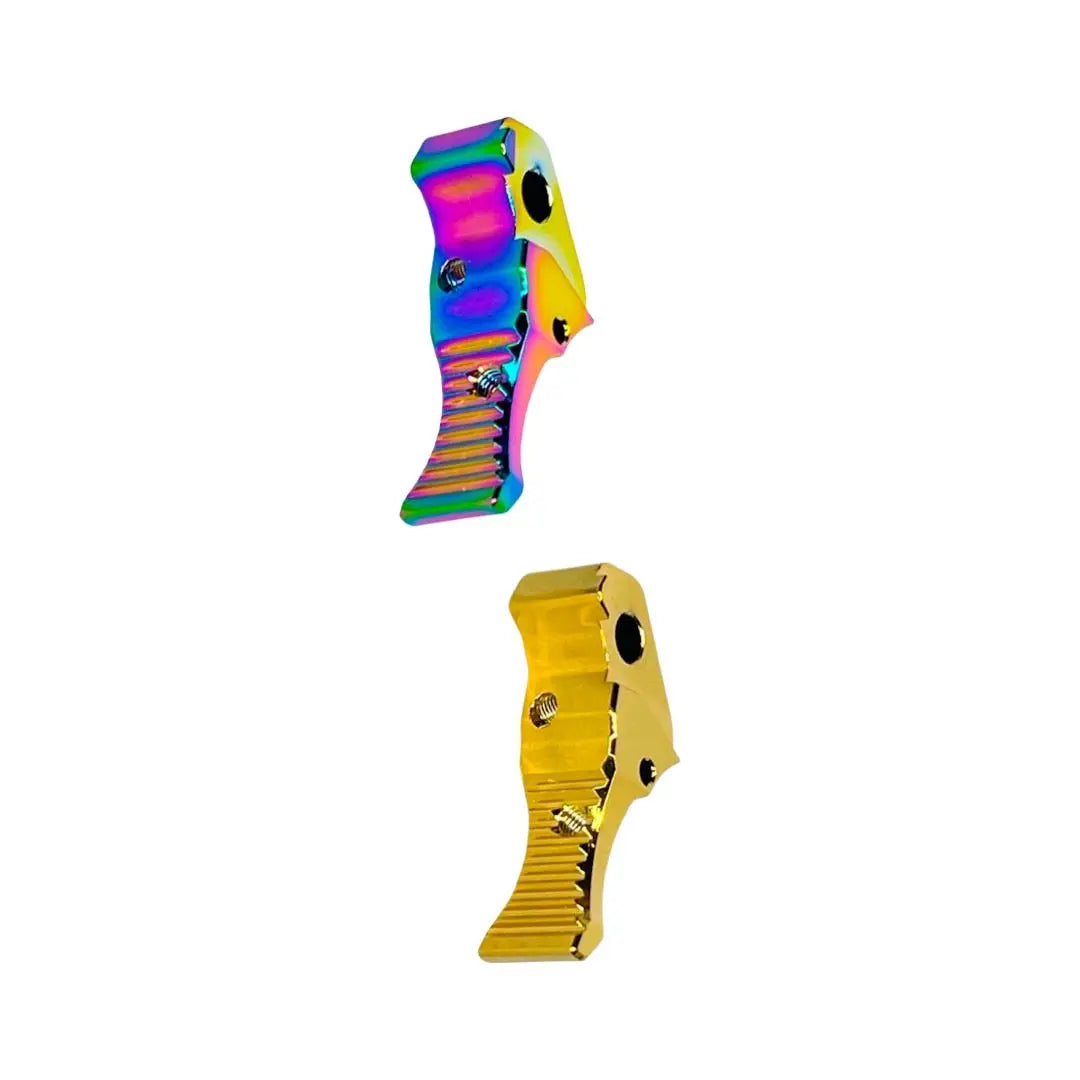 CTM FUKU-2 AAP-01 / WE CNC Aluminium Adjustable Trigger - Rainbow CTM - Airsoft 