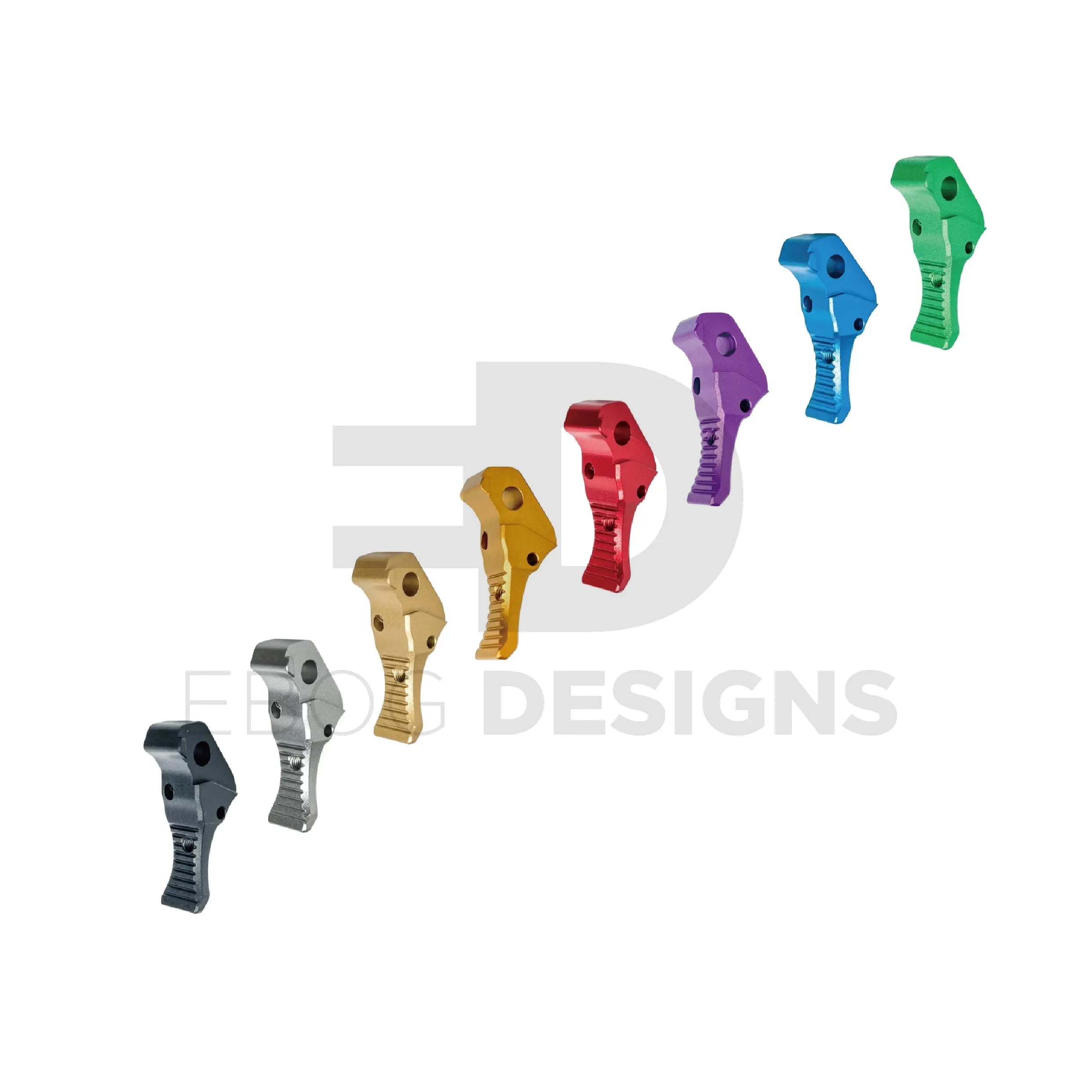 CTM FUKU-2 AAP-01 / WE CNC Aluminium Adjustable Trigger - Red CTM - Airsoft 