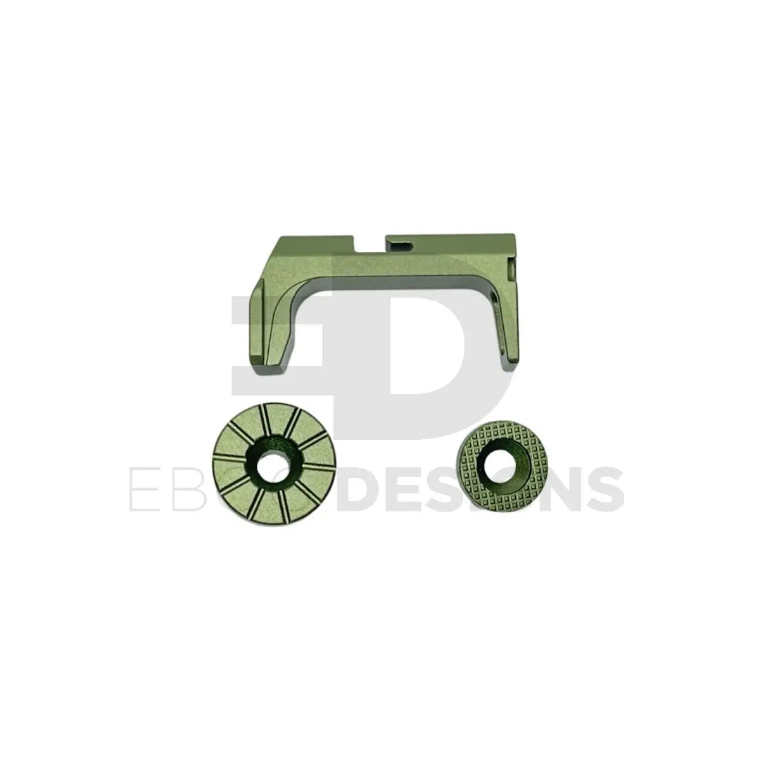 CTM - FUKU-2 Frame CNC Magazine Release Set - Army Green CTM - Airsoft 