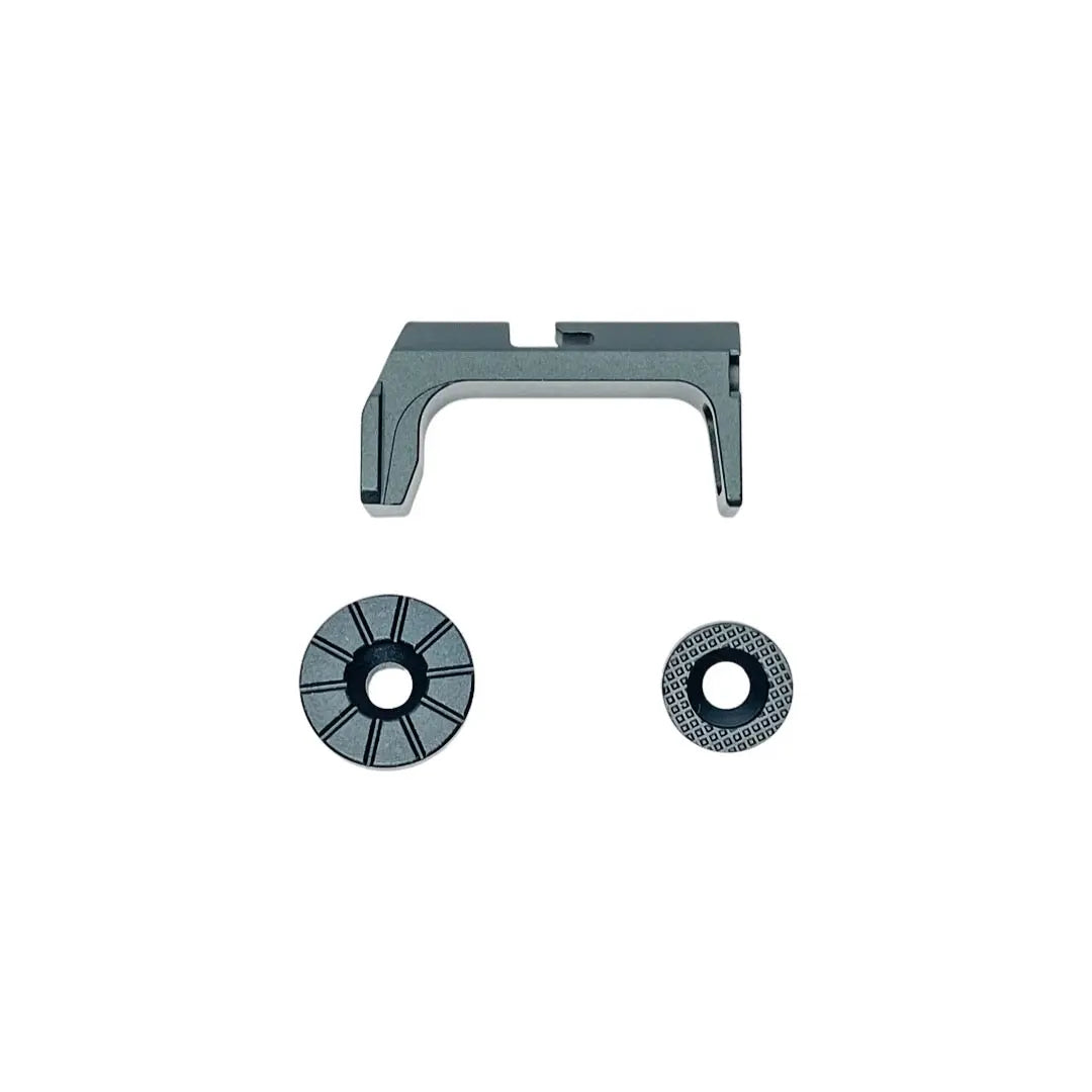 CTM - FUKU-2 Frame CNC Magazine Release Set - Black CTM - Airsoft 