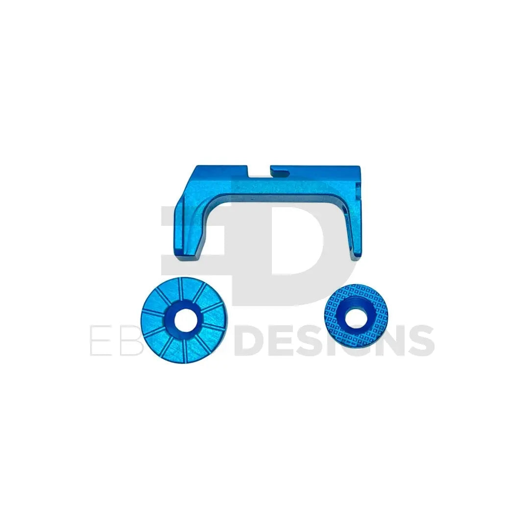 CTM - FUKU-2 Frame CNC Magazine Release Set - Blue CTM - Airsoft 