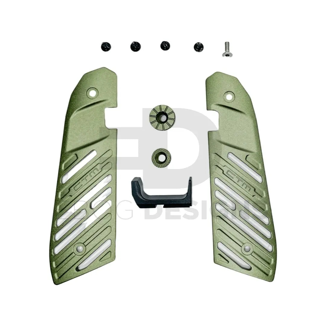 CTM - Fuku-2 Frame CNC Aluminum Accessories Set - Army Green CTM - Airsoft 