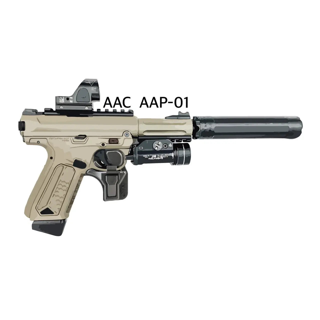 CTM - GA Holster for Glock / AAP01/C - Black CTM - Airsoft 