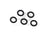CowCow enhanced injection valve o-rings for Tokyo Marui magazines, a pack of five