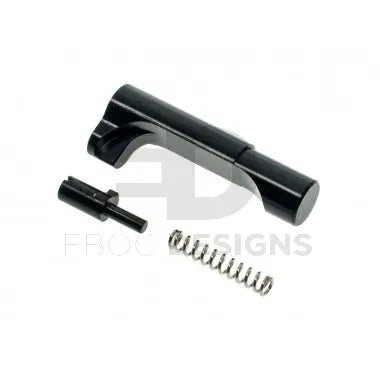 CowCow Match Grade Stainless Steel Magazine Release Catch - Black CowCow - Airsoft 
