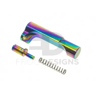 CowCow Match Grade Stainless Steel Magazine Release Catch - Rainbow CowCow - Airsoft 