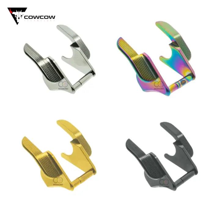 CowCow Match Grade Stainless Steel Thumb Safety for TM Hi-Capa - Gold CowCow - Airsoft 