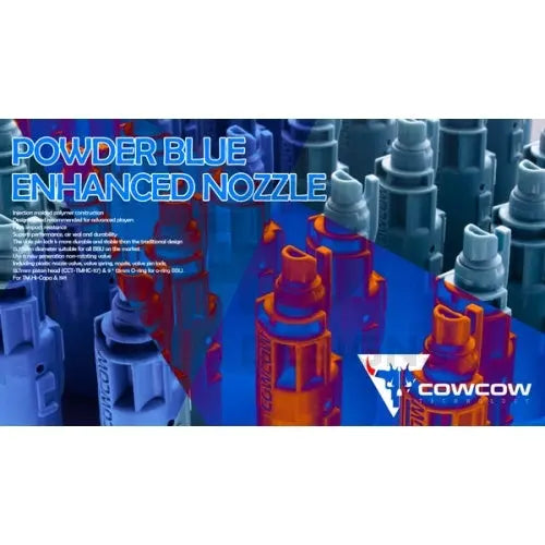 CowCow Powder Blue Enhanced Loading Nozzle for TM Hi-Capa & 1911 Ebog Designs - Airsoft 