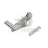 CowCow stainless steel fire pin lock with spring, for Tokyo Marui and Umarex G-series, AAP-01 and WE GBB pistols, shown from another angle