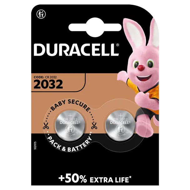 Duracell DL2032 CR2032 Lithium Coin Cell Batteries | 2 Pack Ebog Designs - Airsoft 